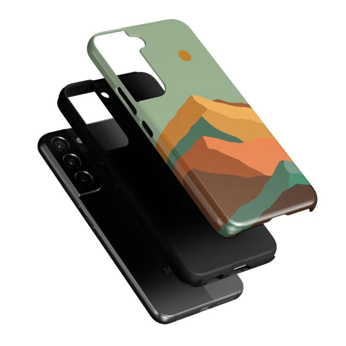 Endless Peaks | Colorblock Mountain Samsung Case - Image 27
