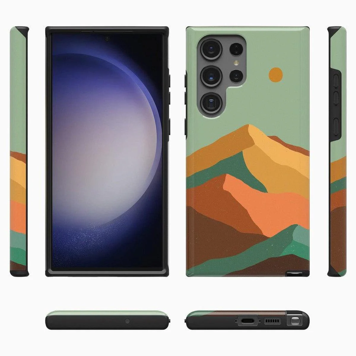 Endless Peaks | Colorblock Mountain Samsung Case - Image 3