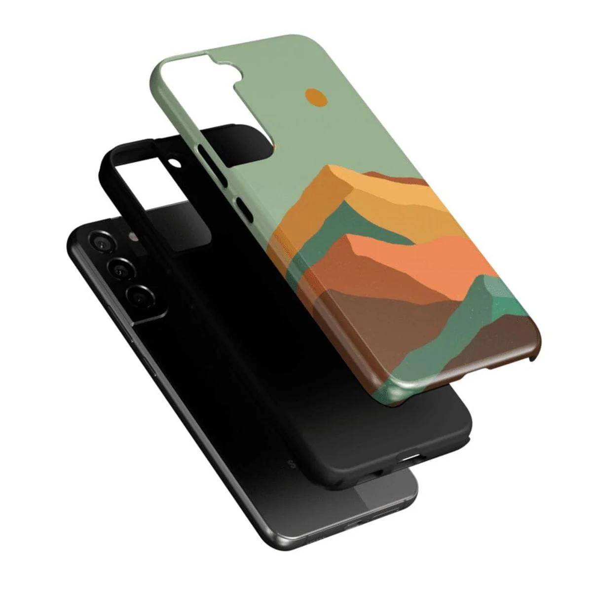 Endless Peaks | Colorblock Mountain Samsung Case - Image 30