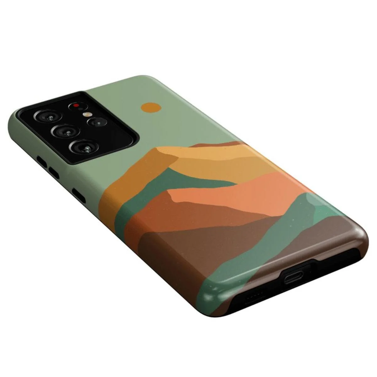 Endless Peaks | Colorblock Mountain Samsung Case - Image 32