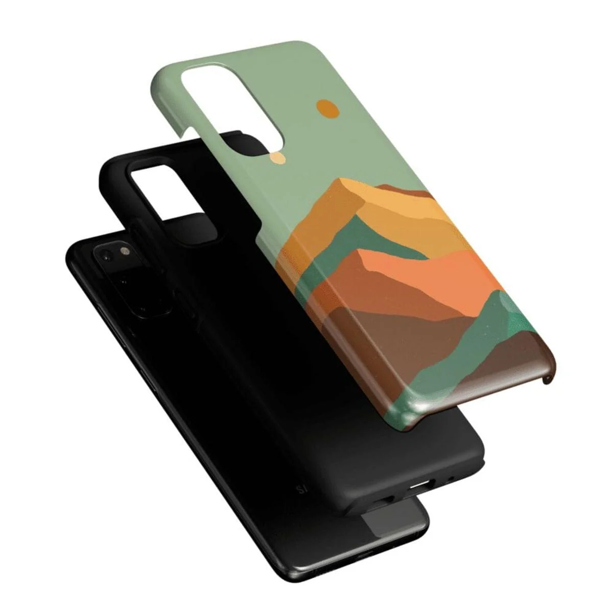 Endless Peaks | Colorblock Mountain Samsung Case - Image 34