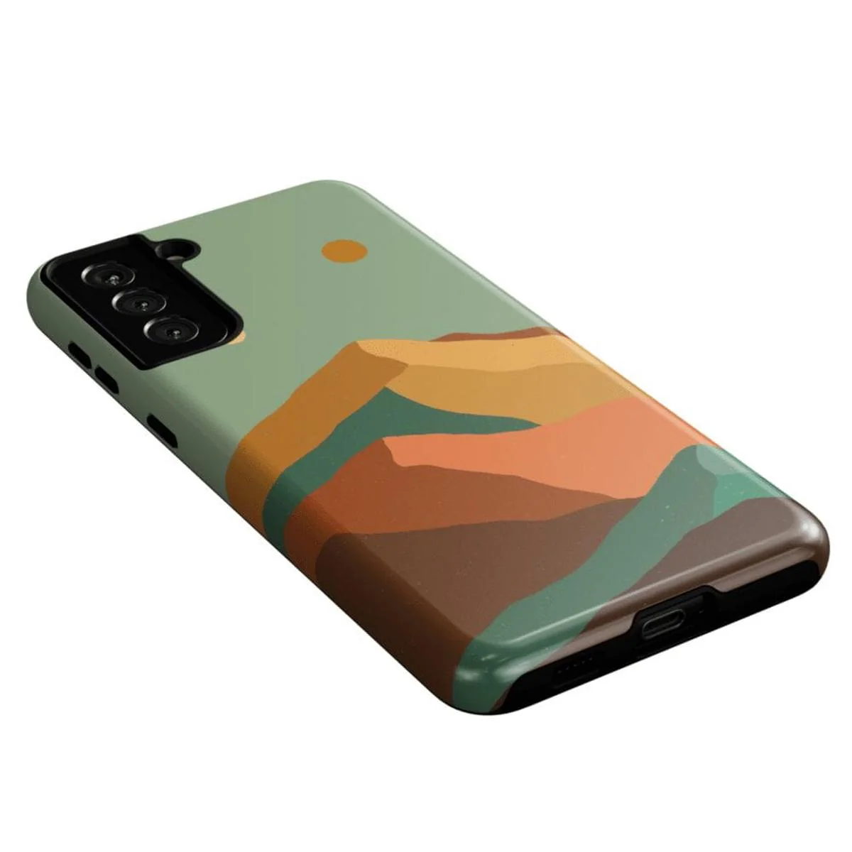 Endless Peaks | Colorblock Mountain Samsung Case - Image 36