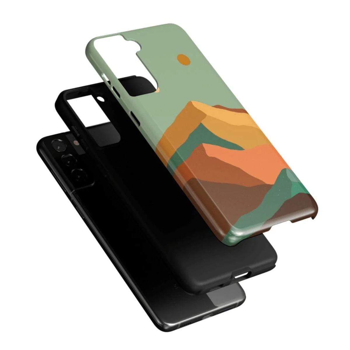 Endless Peaks | Colorblock Mountain Samsung Case - Image 37