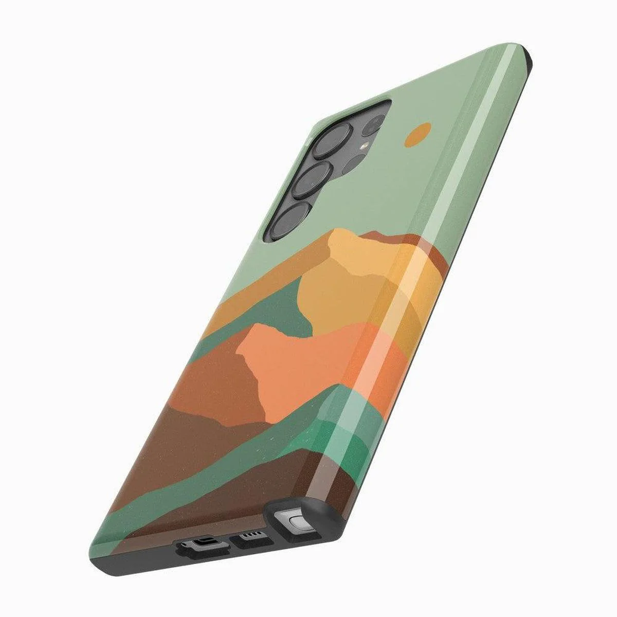 Endless Peaks | Colorblock Mountain Samsung Case - Image 4