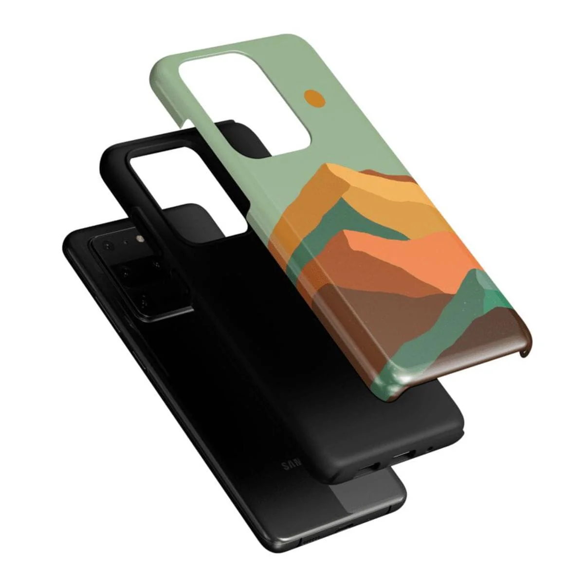 Endless Peaks | Colorblock Mountain Samsung Case - Image 40