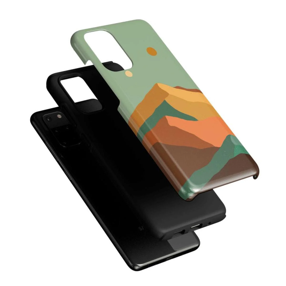 Endless Peaks | Colorblock Mountain Samsung Case - Image 43