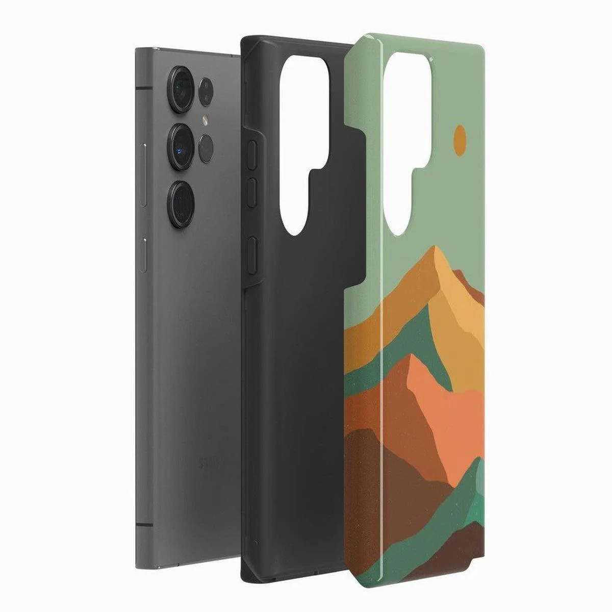 Endless Peaks | Colorblock Mountain Samsung Case - Image 6