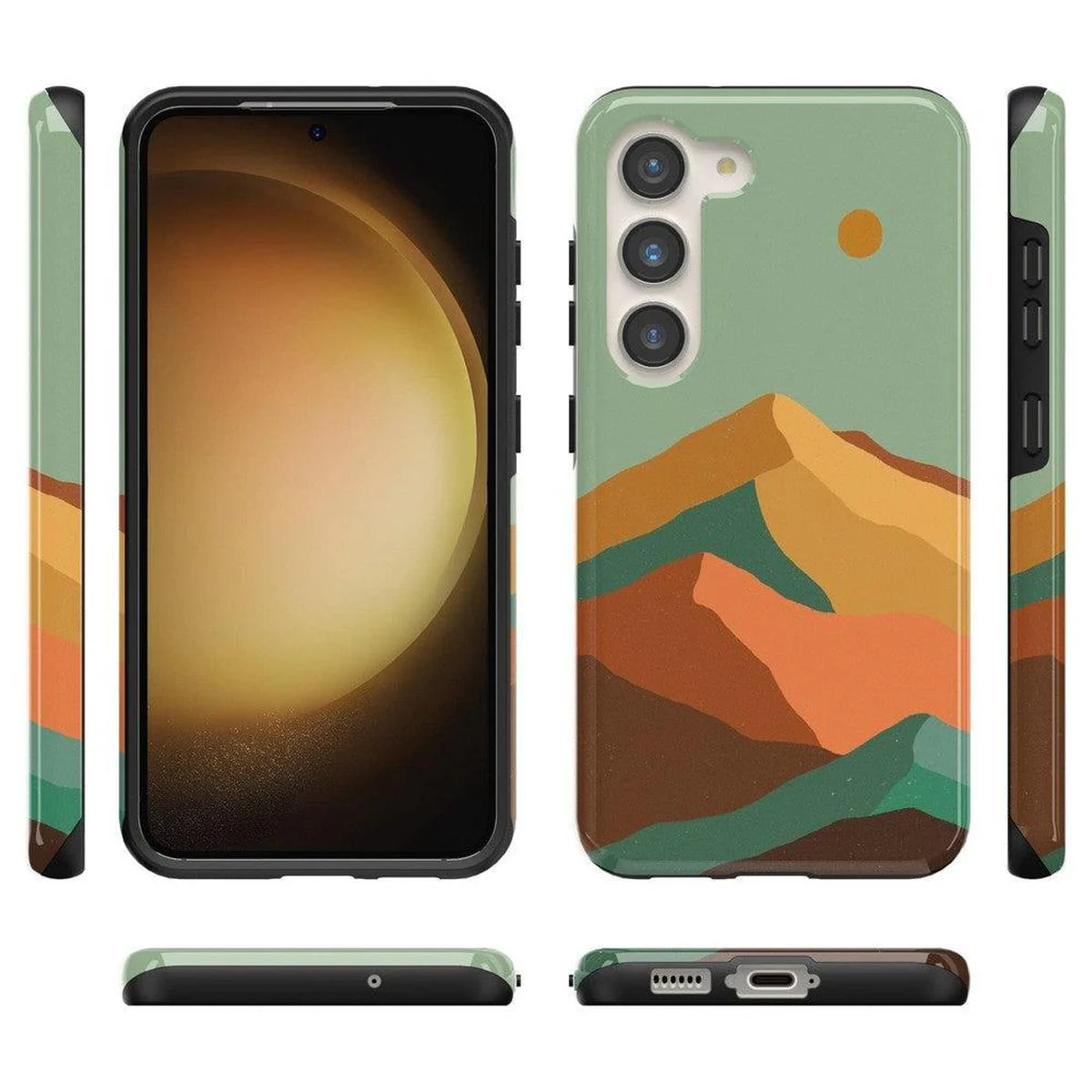 Endless Peaks | Colorblock Mountain Samsung Case - Image 9