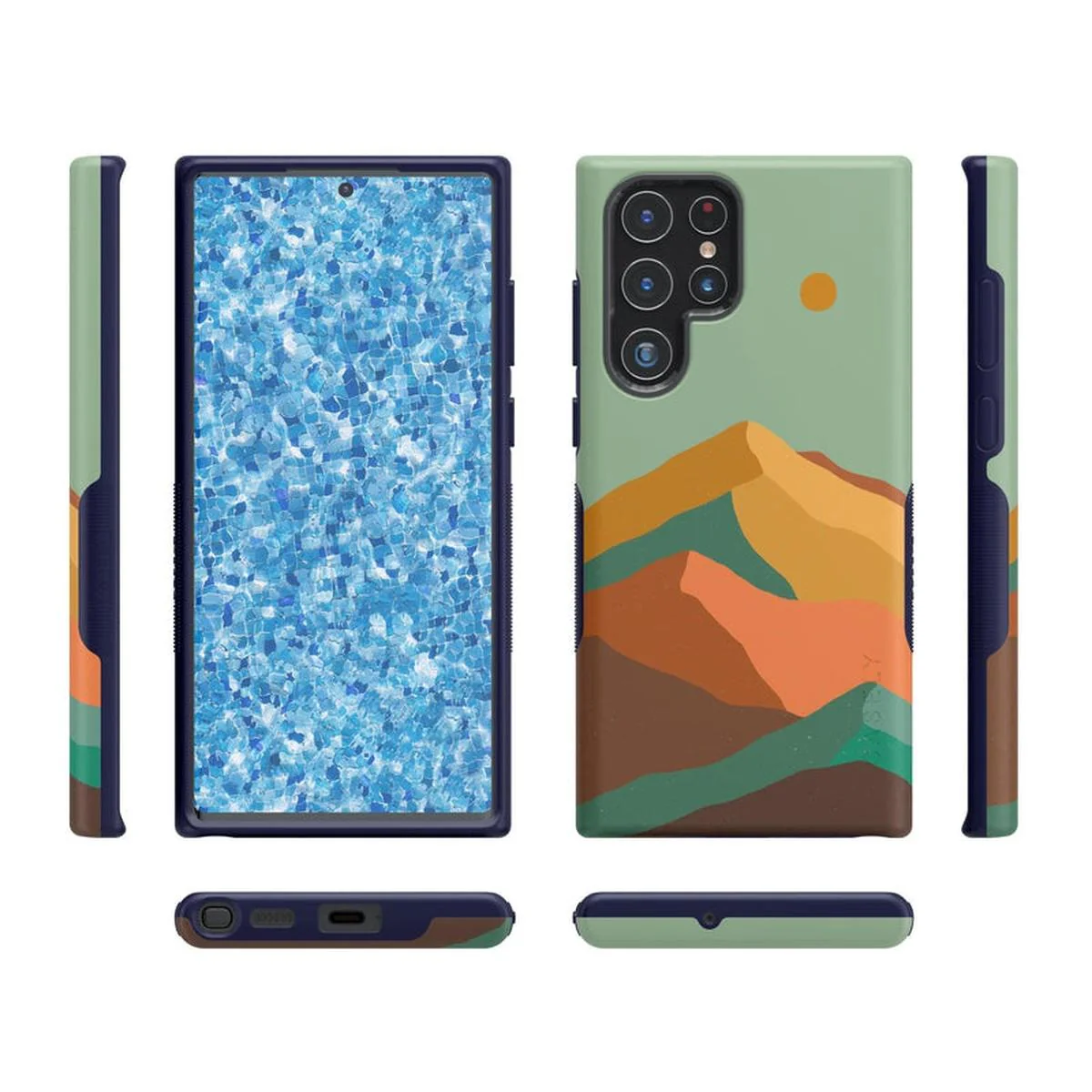 Endless Peaks | Colorblock Mountain Samsung Case - Image 10