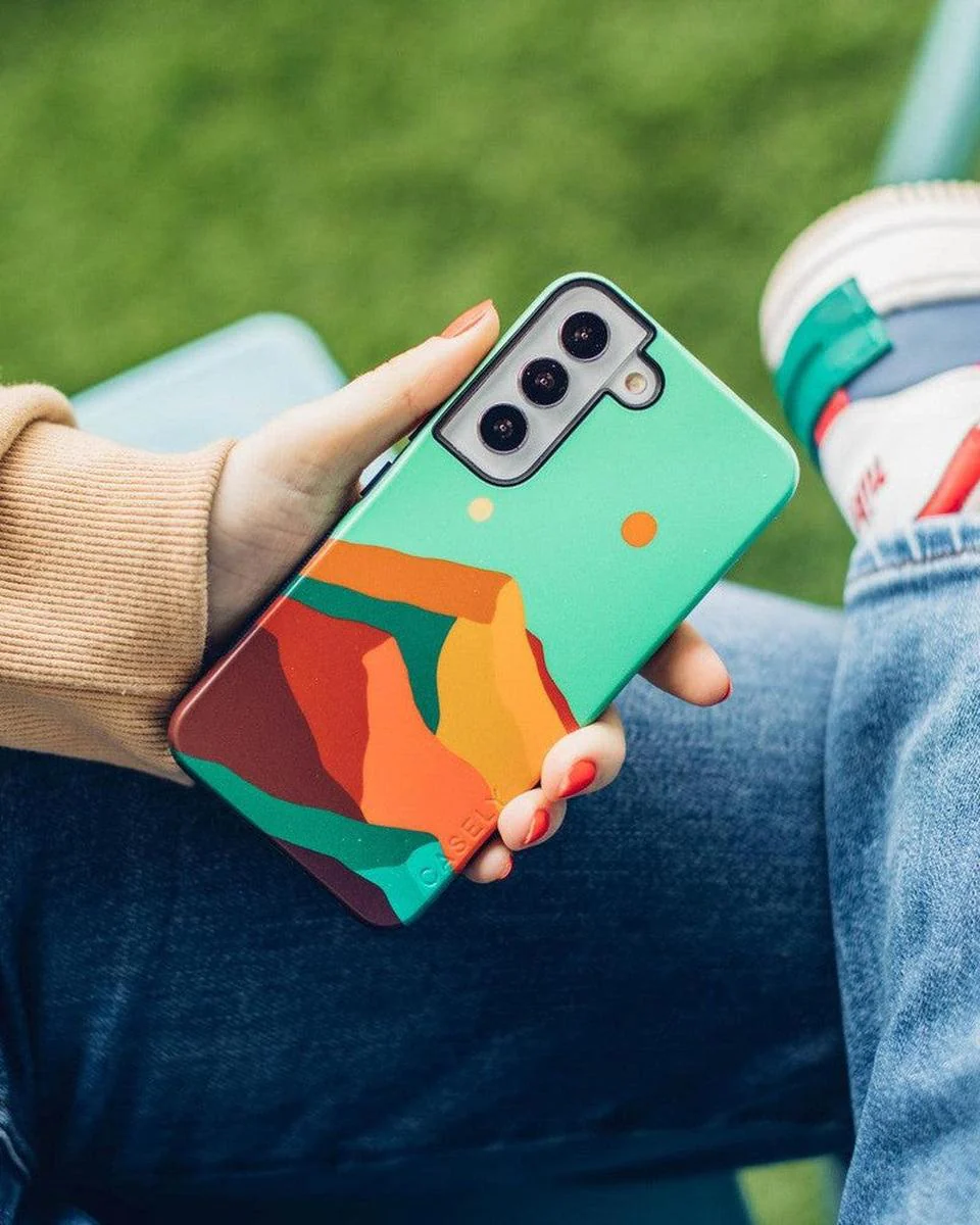 Endless Peaks | Colorblock Mountain Samsung Case - Image 7