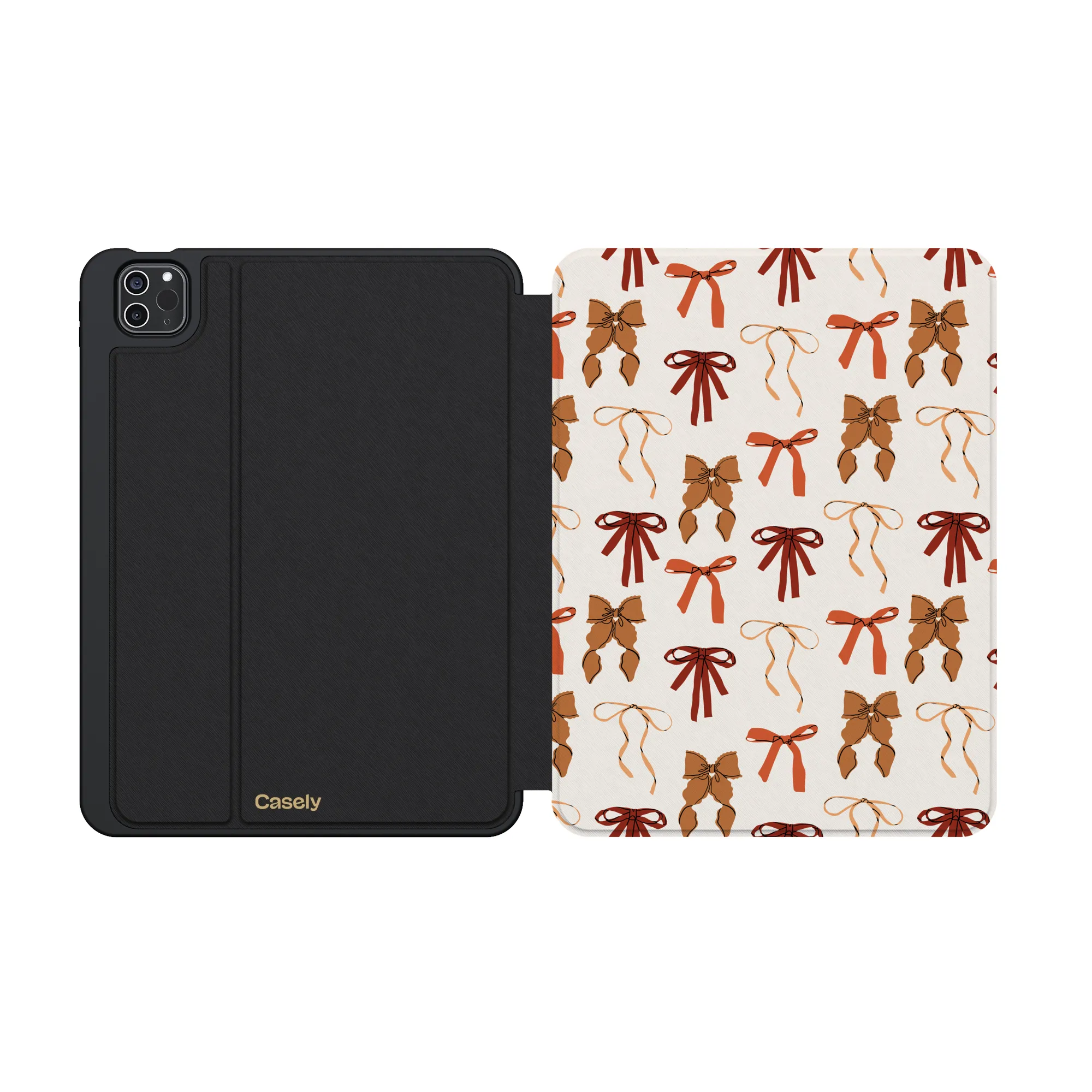 Fall Girlie | Pumpkin Spice Bows iPad Case - Image 13