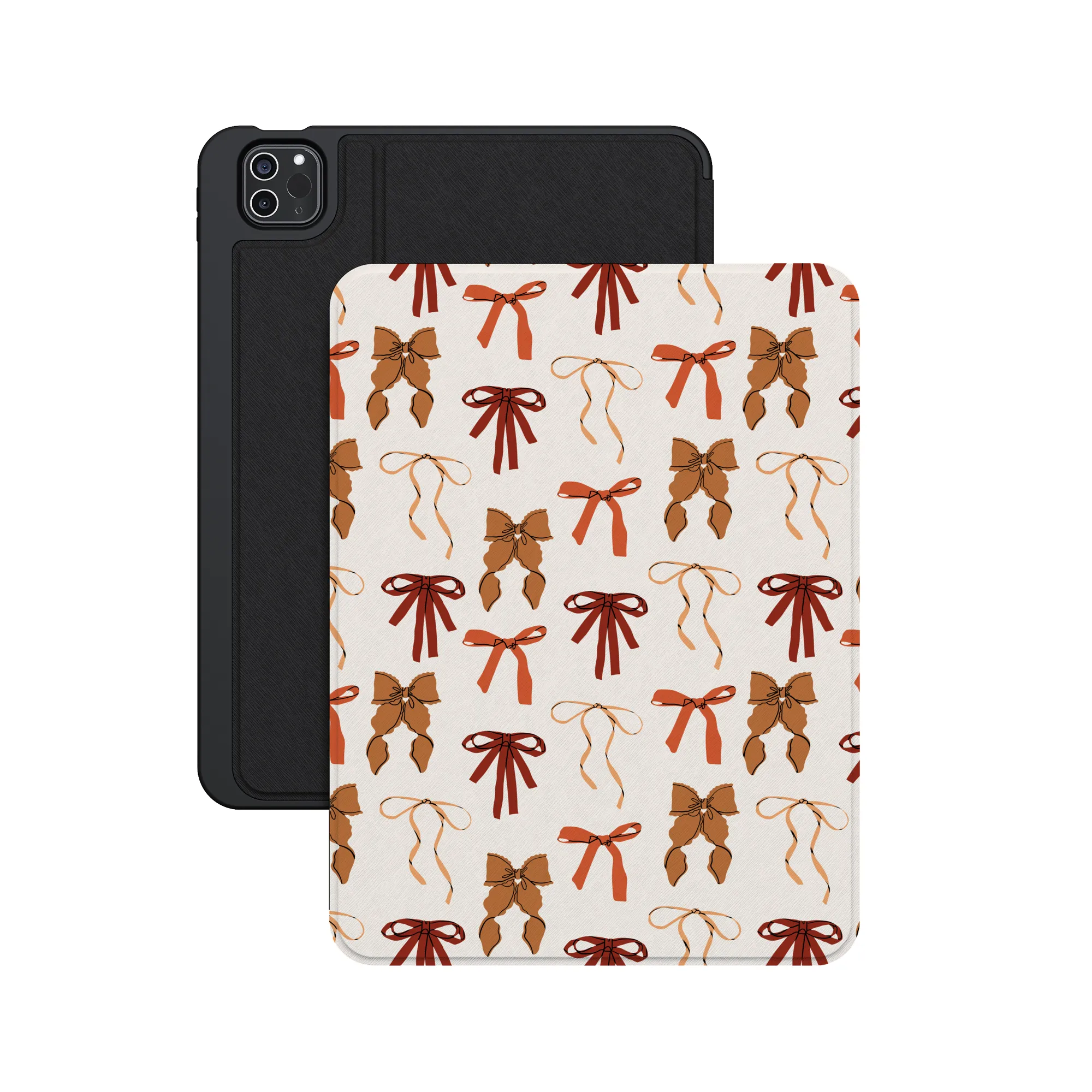 Fall Girlie | Pumpkin Spice Bows iPad Case - Image 2