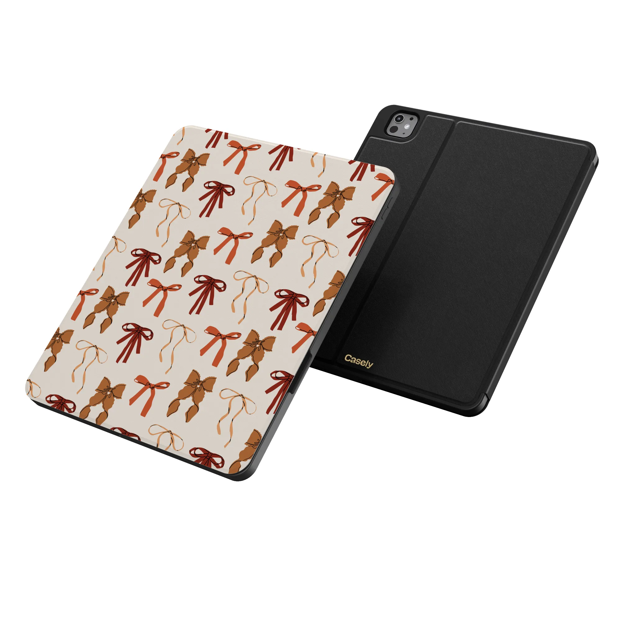 Fall Girlie | Pumpkin Spice Bows iPad Case - Image 3