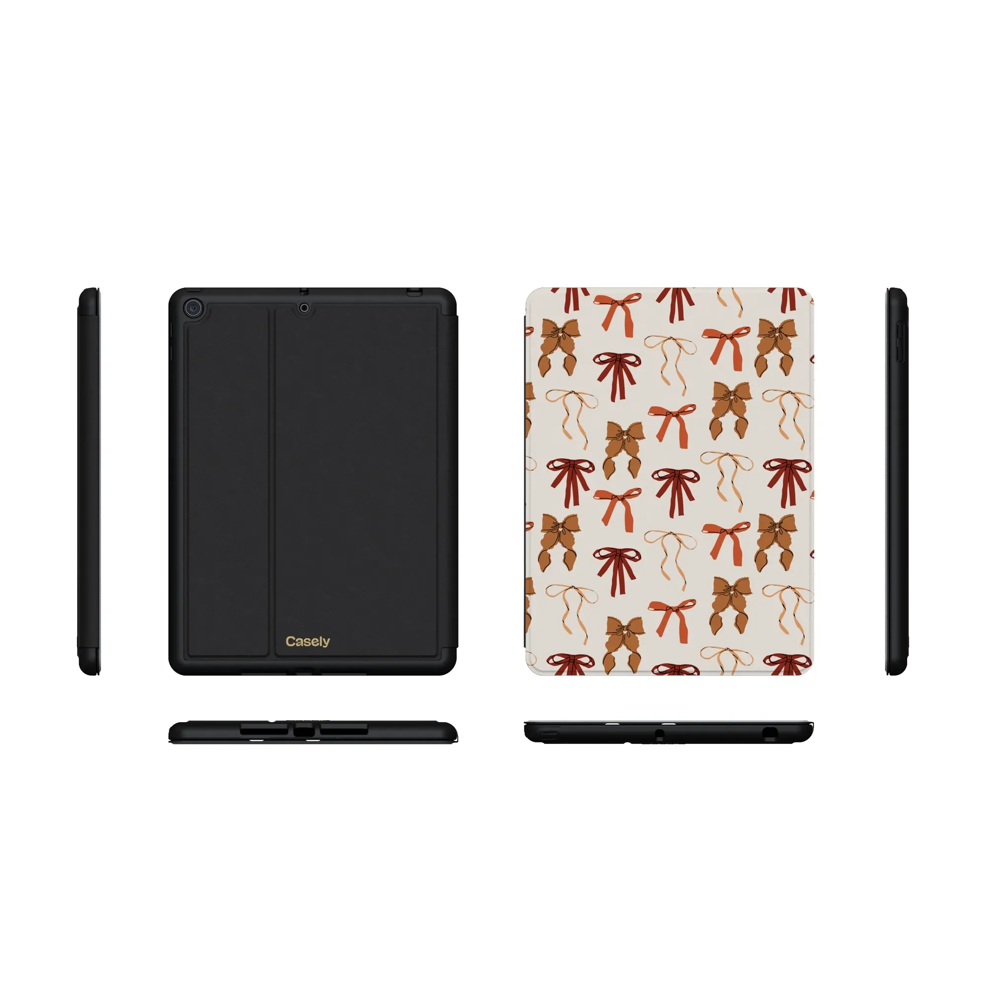 Fall Girlie | Pumpkin Spice Bows iPad Case - Image 36