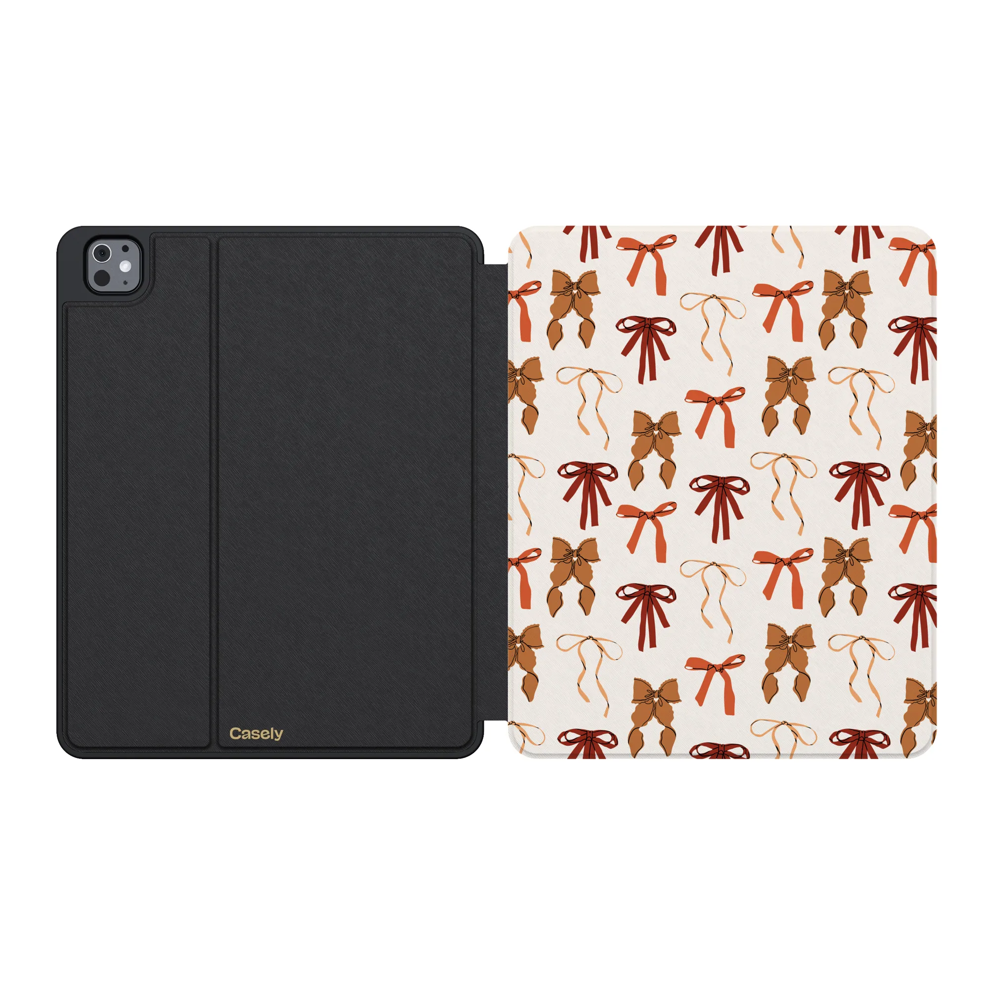 Fall Girlie | Pumpkin Spice Bows iPad Case - Image 9