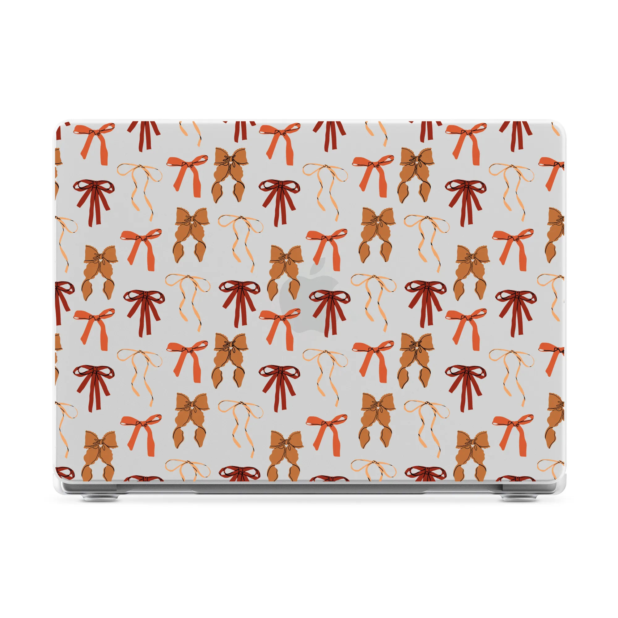 Fall Girlie | Pumpkin Spice Bows Laptop Shell - Image 7