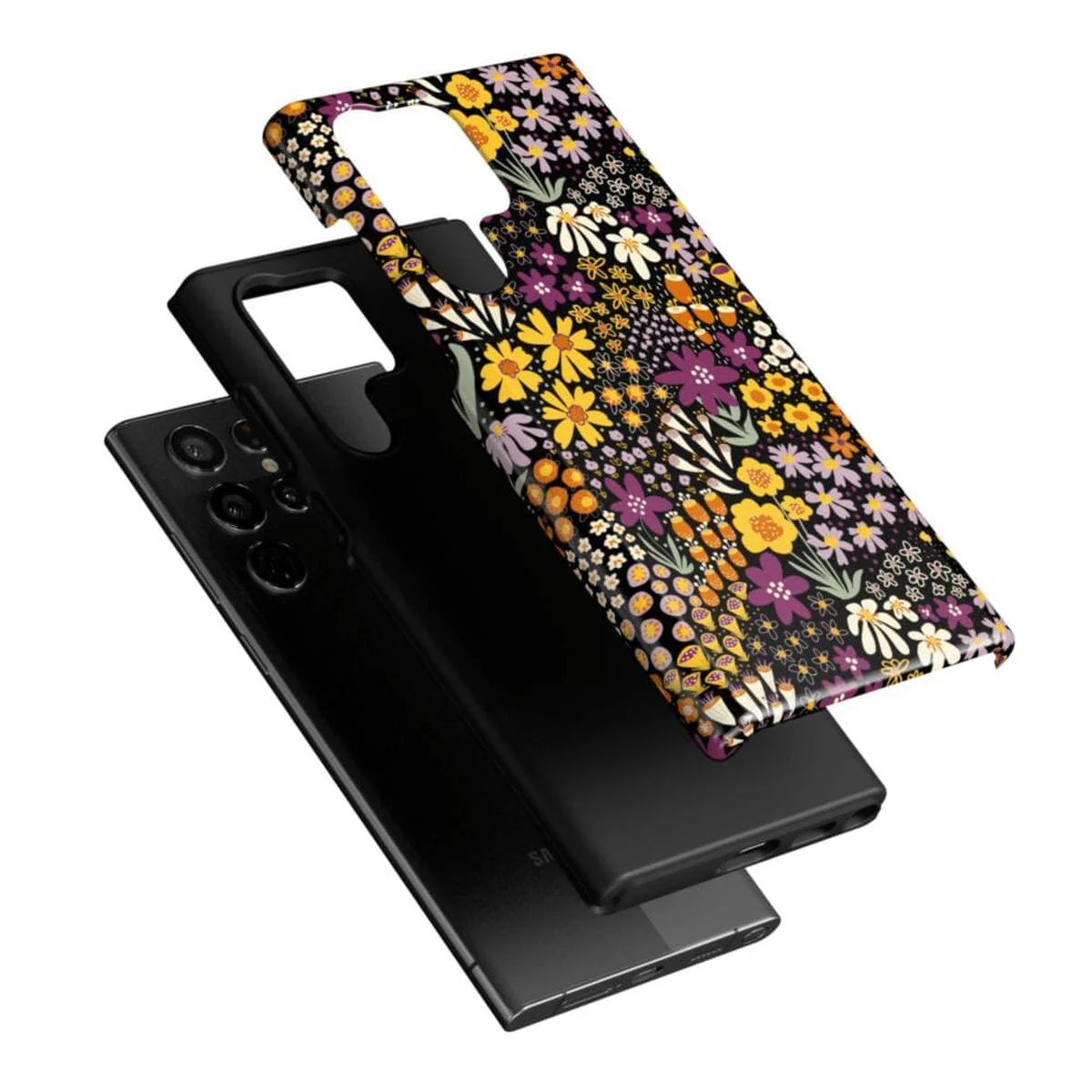 Falling for You | Plum Floral Samsung Case - Image 21