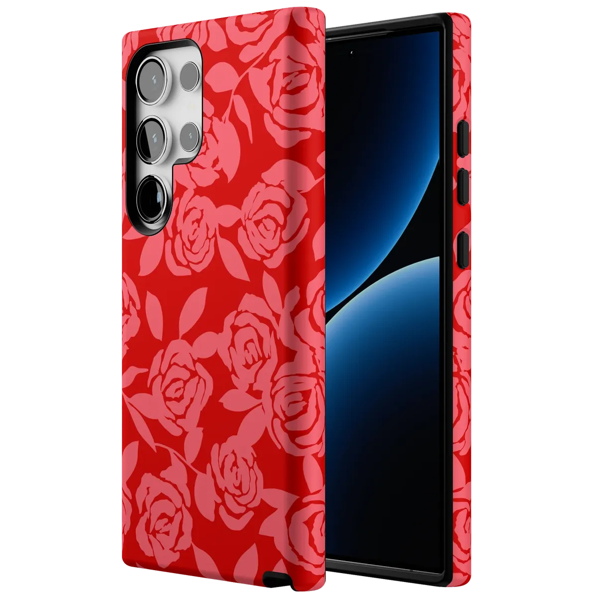 Final Rose | Red & Pink Floral Case - Image 125