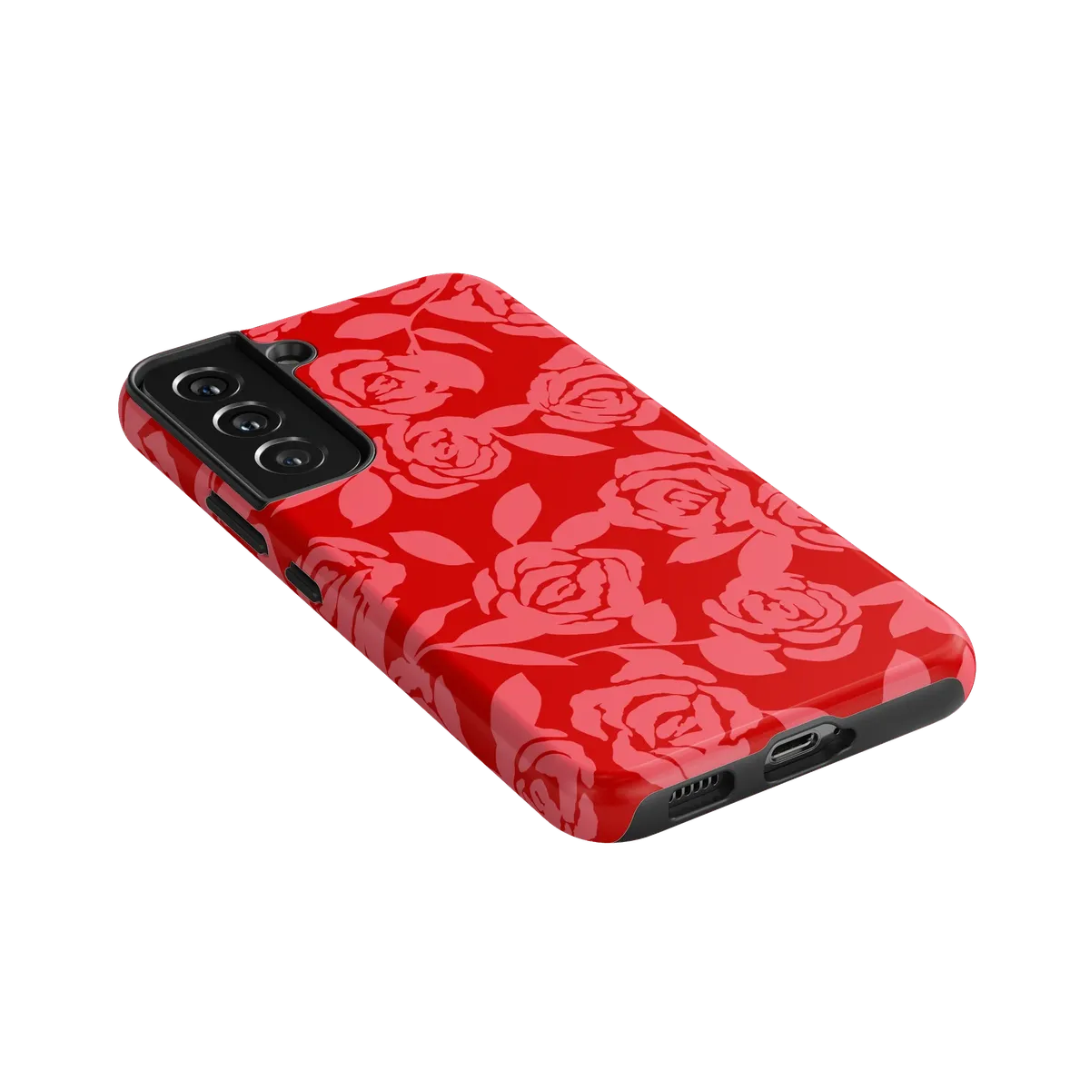 Final Rose | Red & Pink Floral Case - Image 147