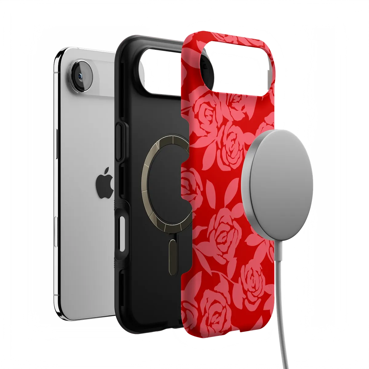 Final Rose | Red & Pink Floral Case - Image 15