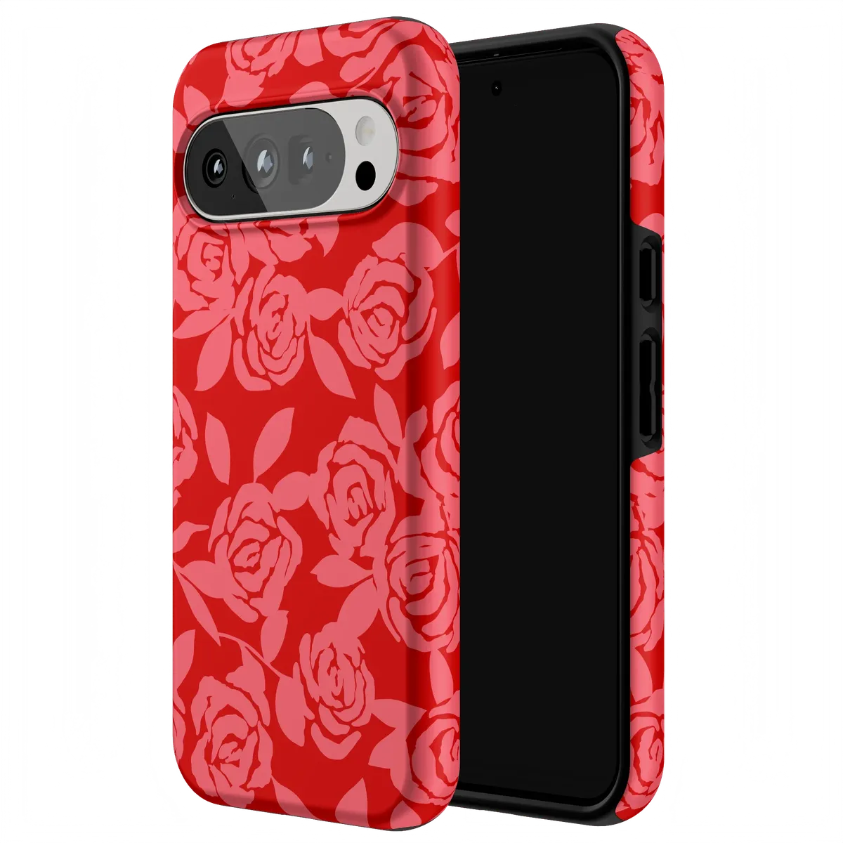 Final Rose | Red & Pink Floral Case - Image 156