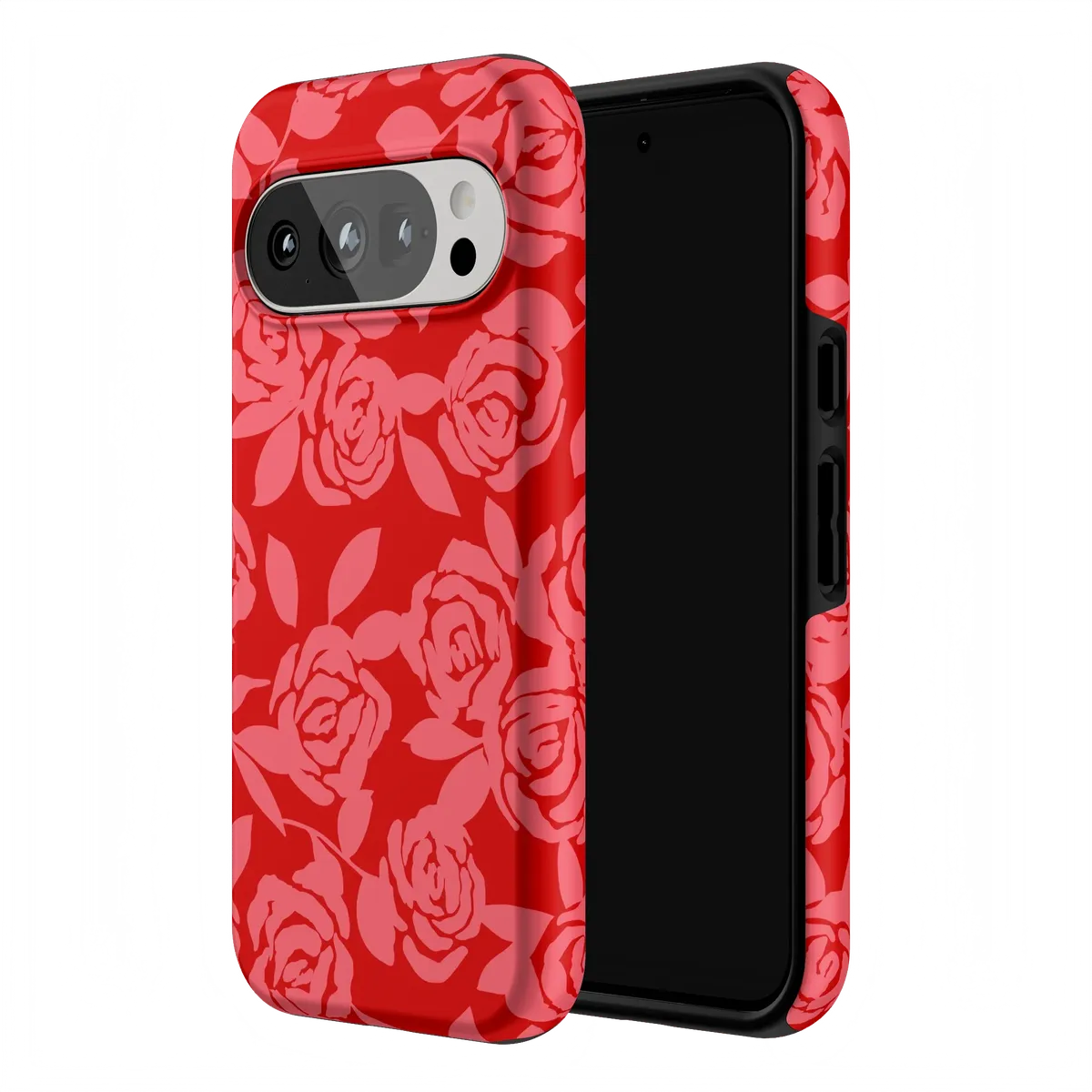 Final Rose | Red & Pink Floral Case - Image 158