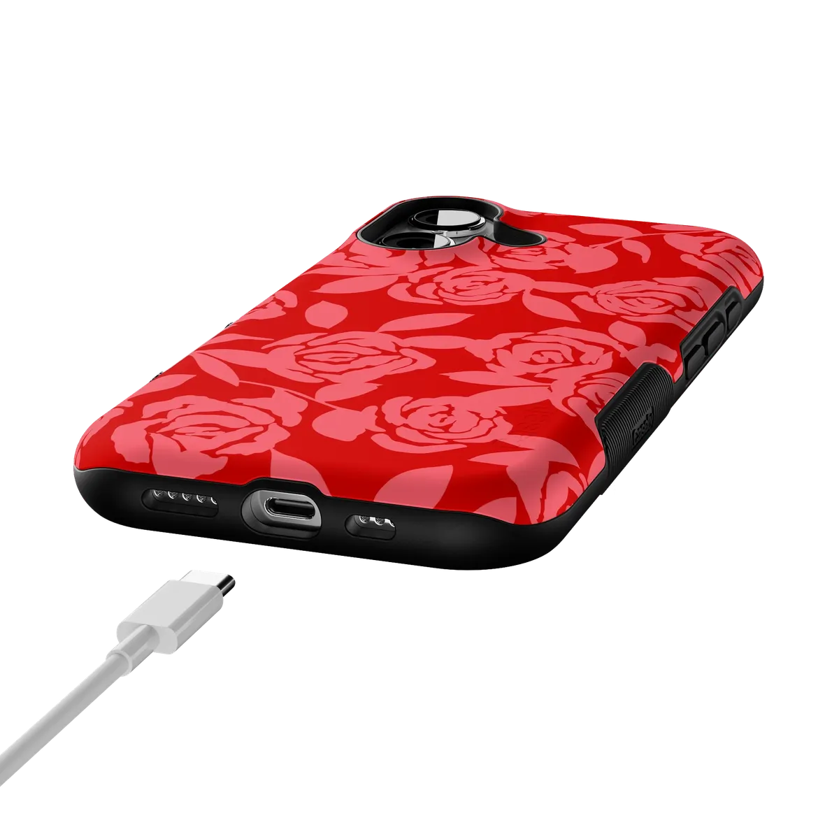 Final Rose | Red & Pink Floral Case - Image 26