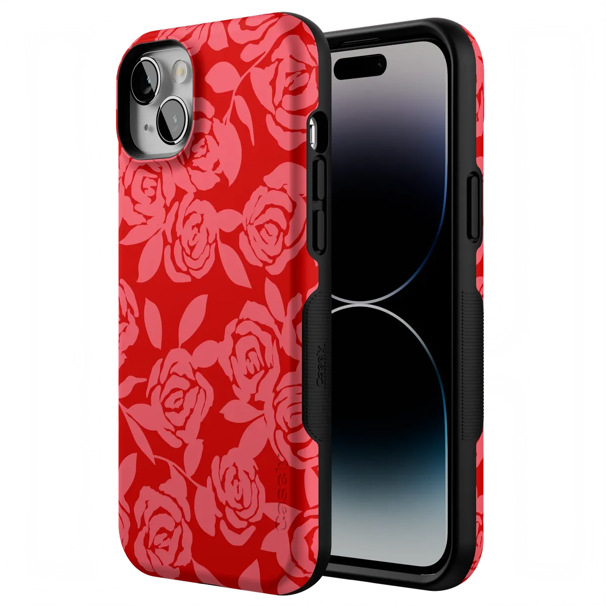 Final Rose | Red & Pink Floral Case - Image 55