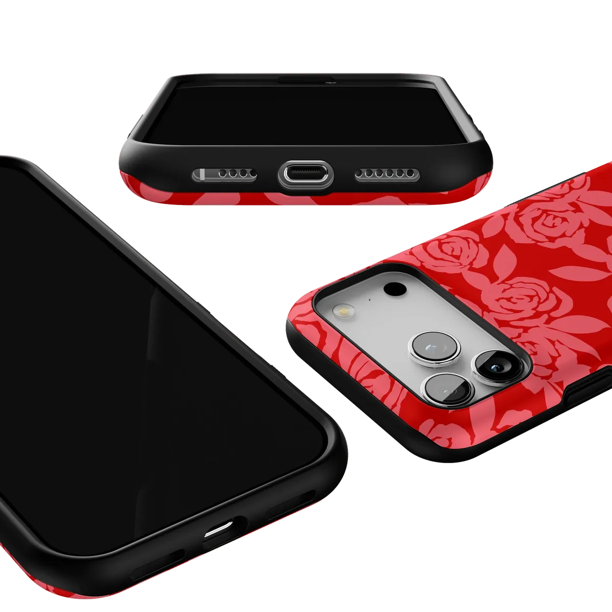 Final Rose | Red & Pink Floral Case - Image 7