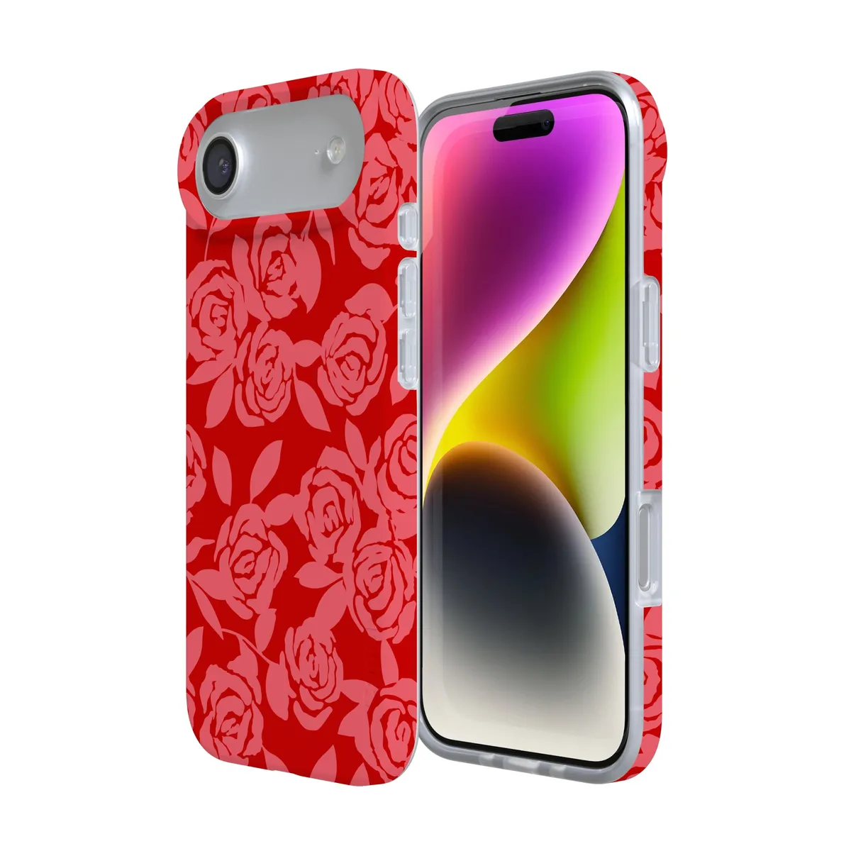 Final Rose | Red & Pink Floral Case - Image 83