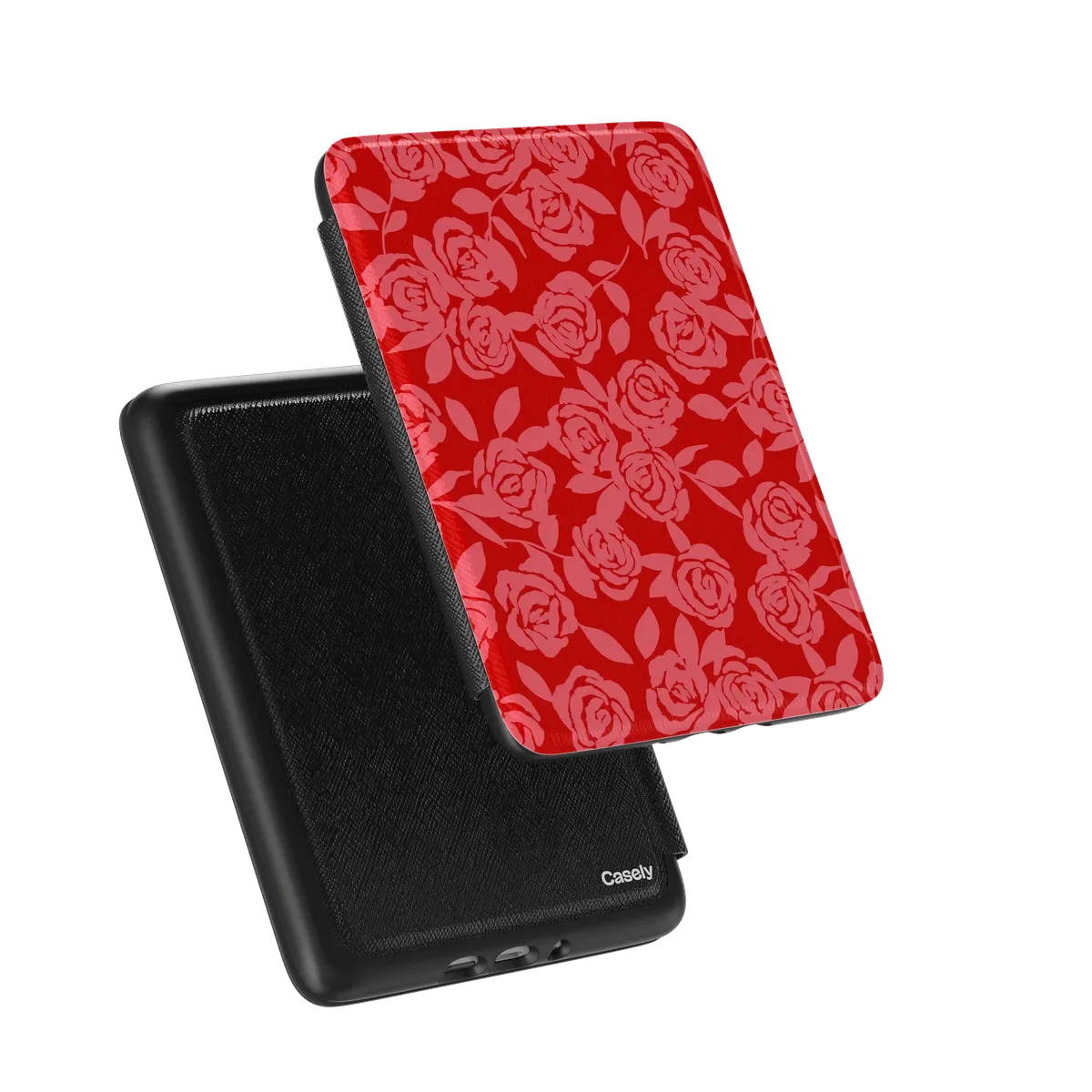 Final Rose | Red & Pink Floral Kindle Case - Image 8