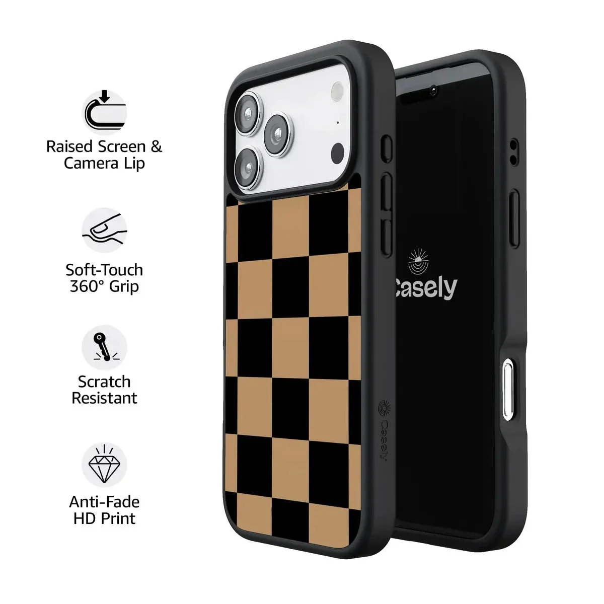 Fit Check | Black & Brown Checkerboard Case - Image 16