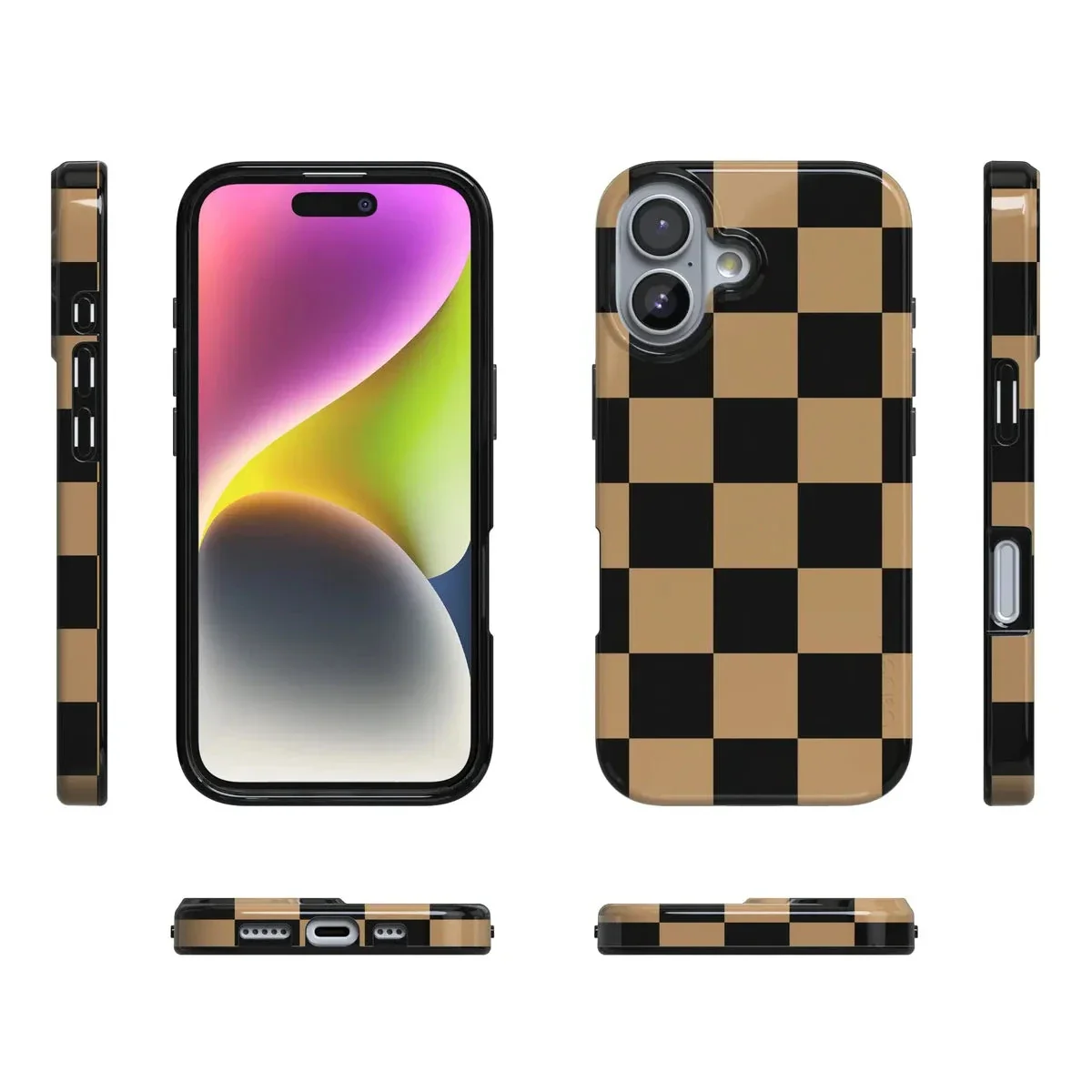 Fit Check | Black & Brown Checkerboard Case - Image 168