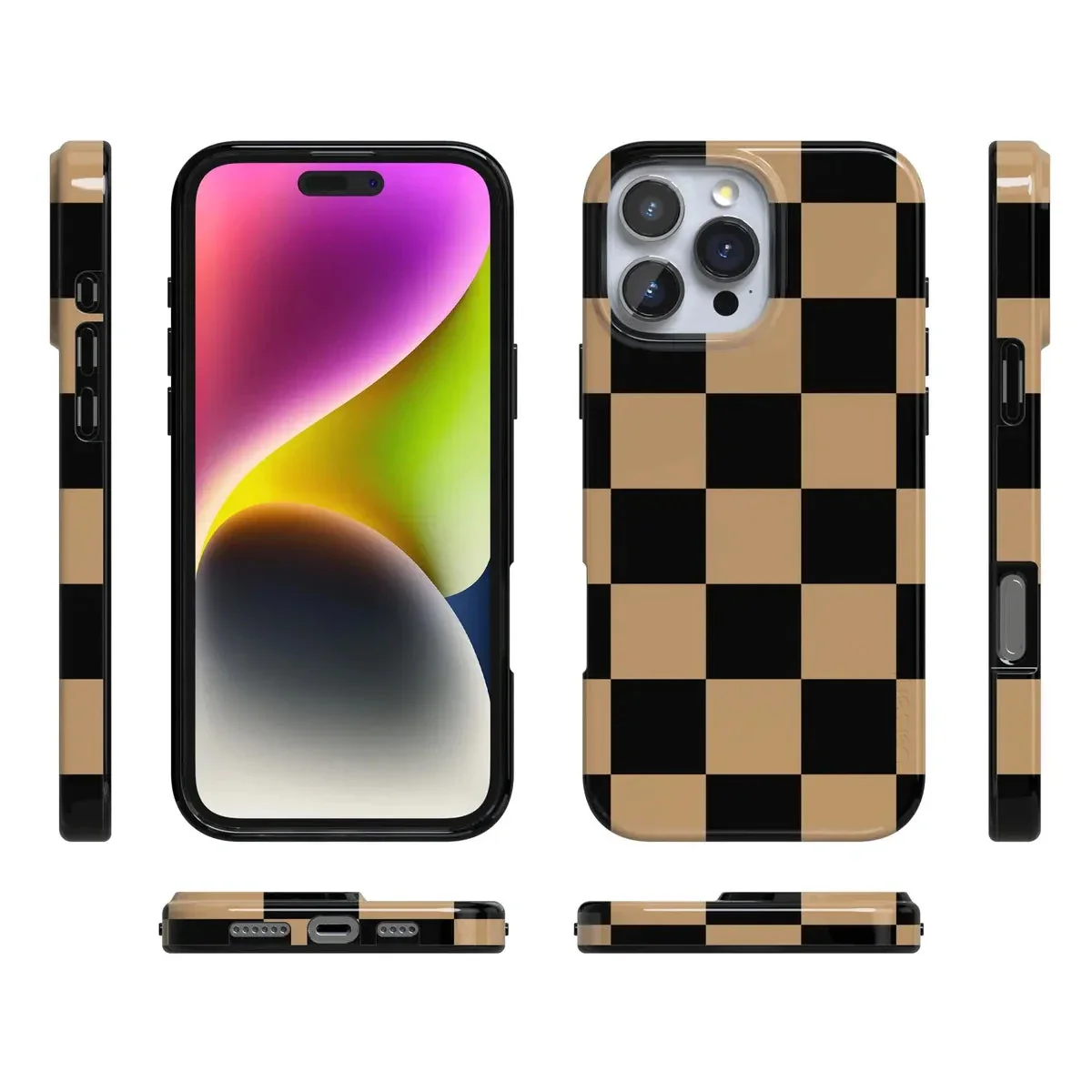 Fit Check | Black & Brown Checkerboard Case - Image 173