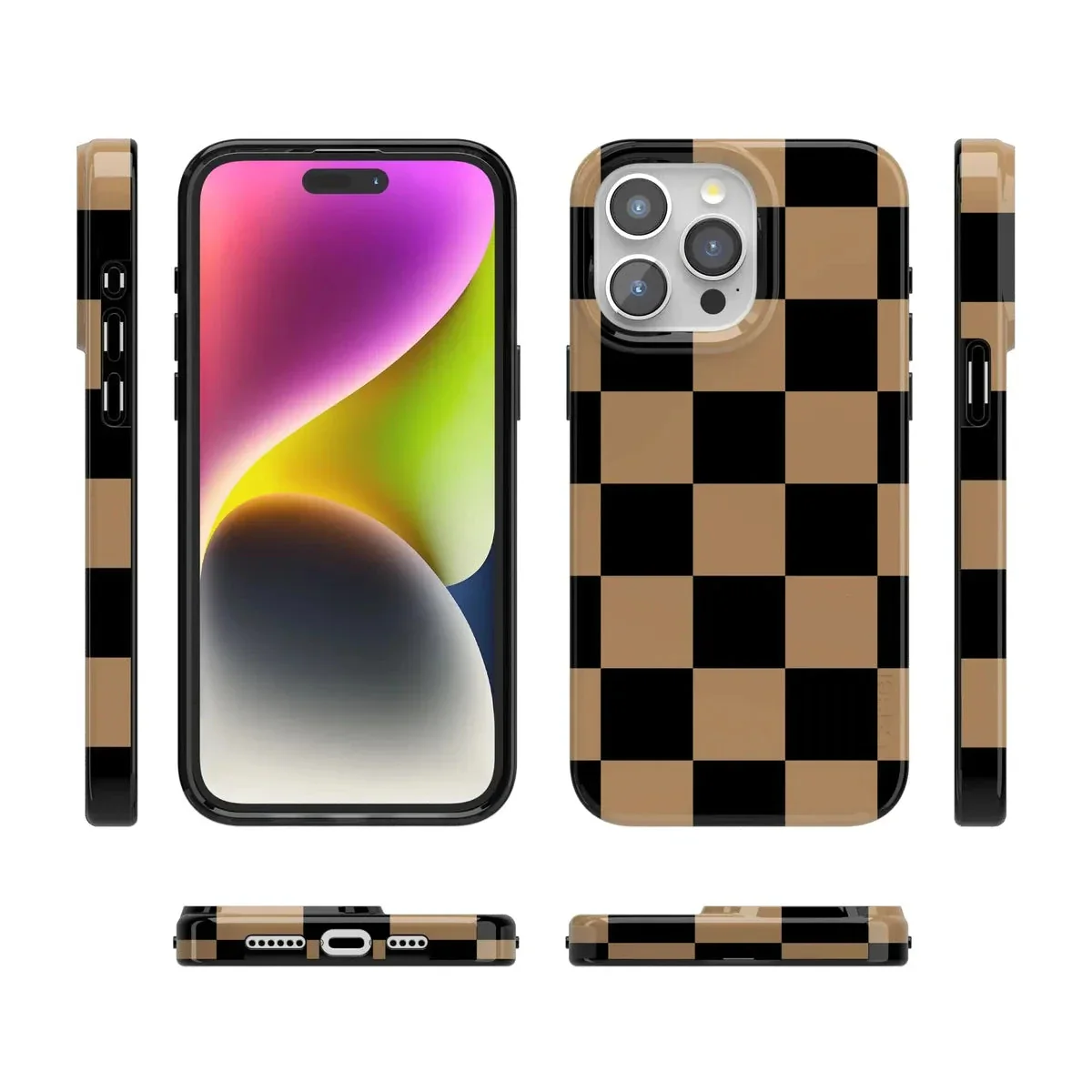 Fit Check | Black & Brown Checkerboard Case - Image 178