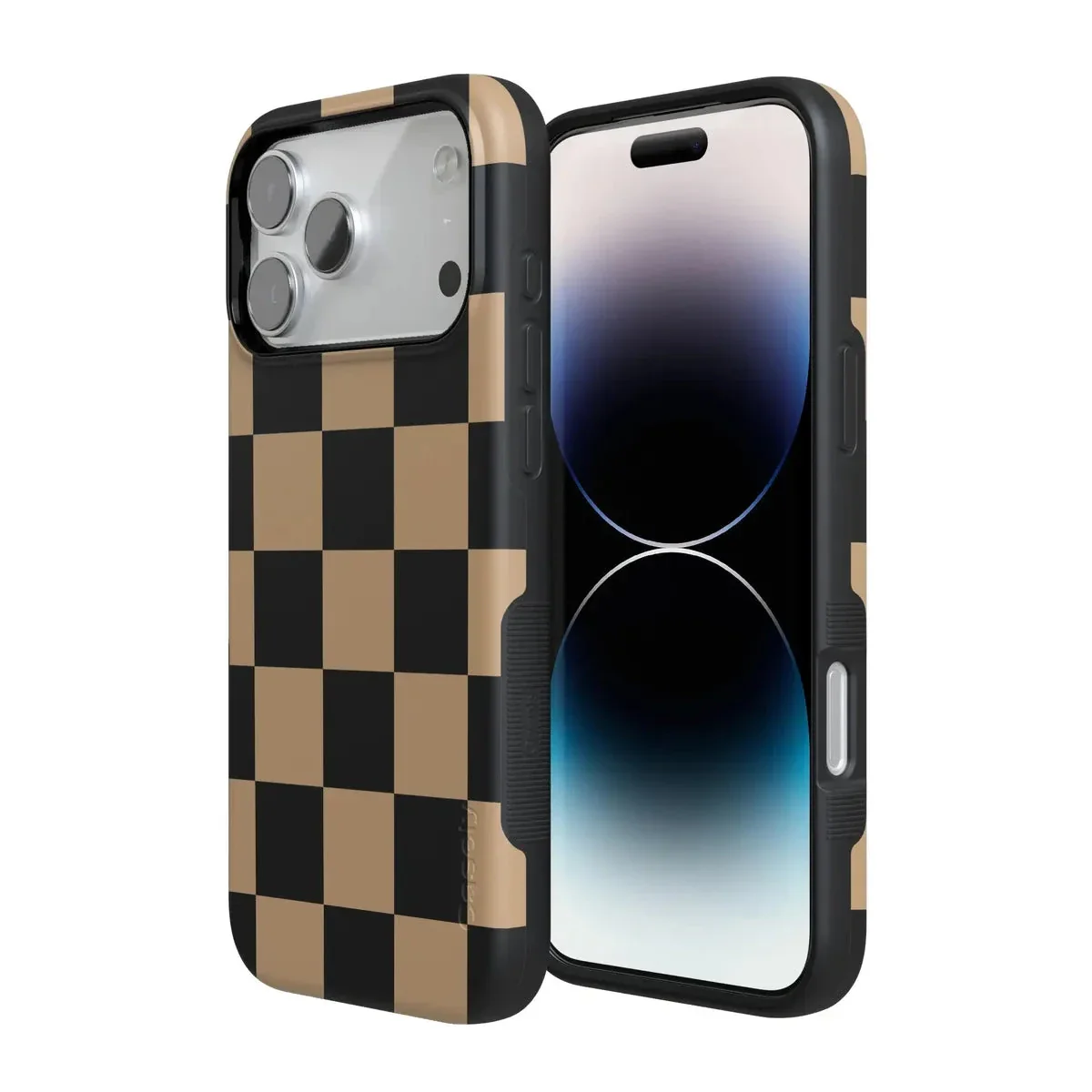 Fit Check | Black & Brown Checkerboard Case - Image 2