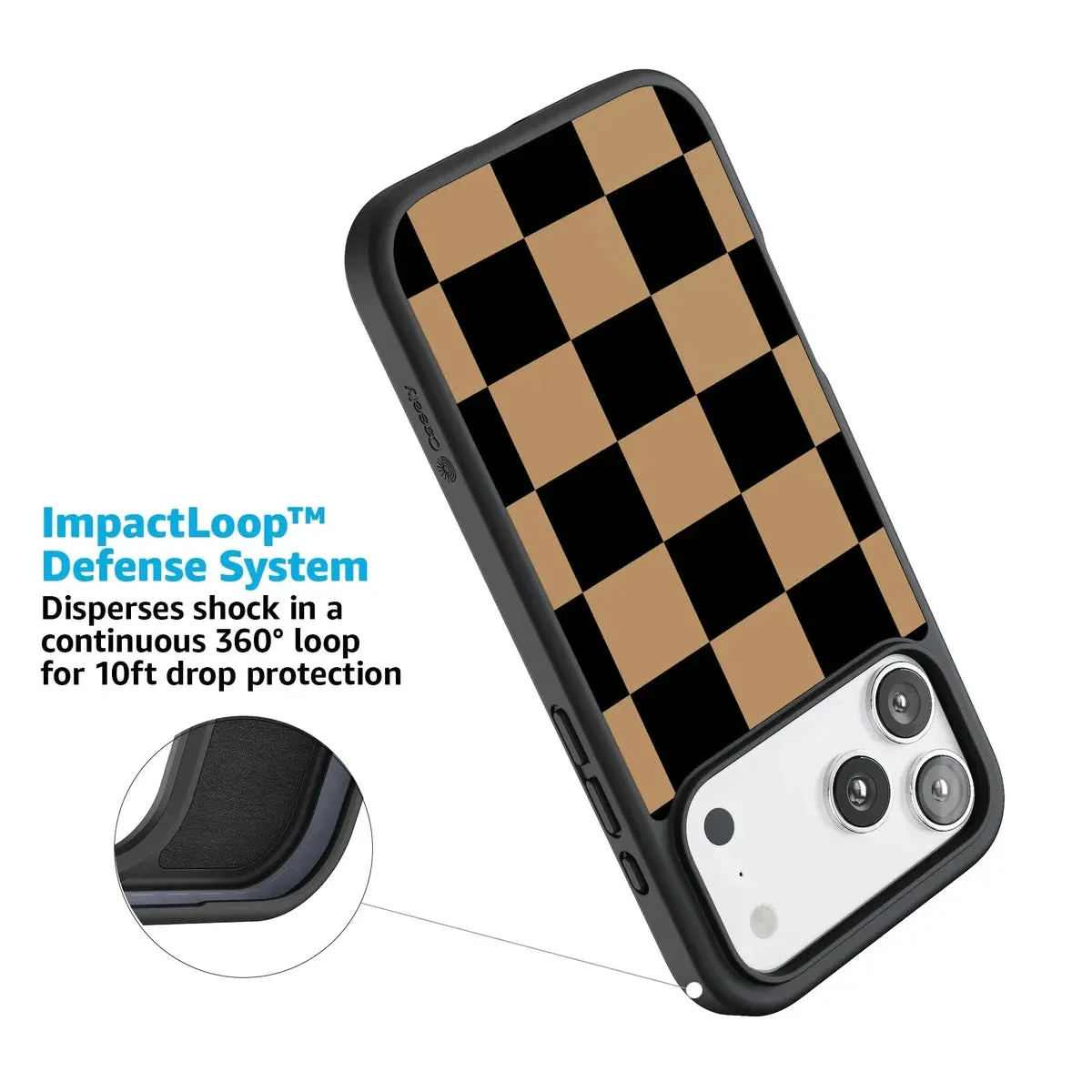 Fit Check | Black & Brown Checkerboard Case - Image 23