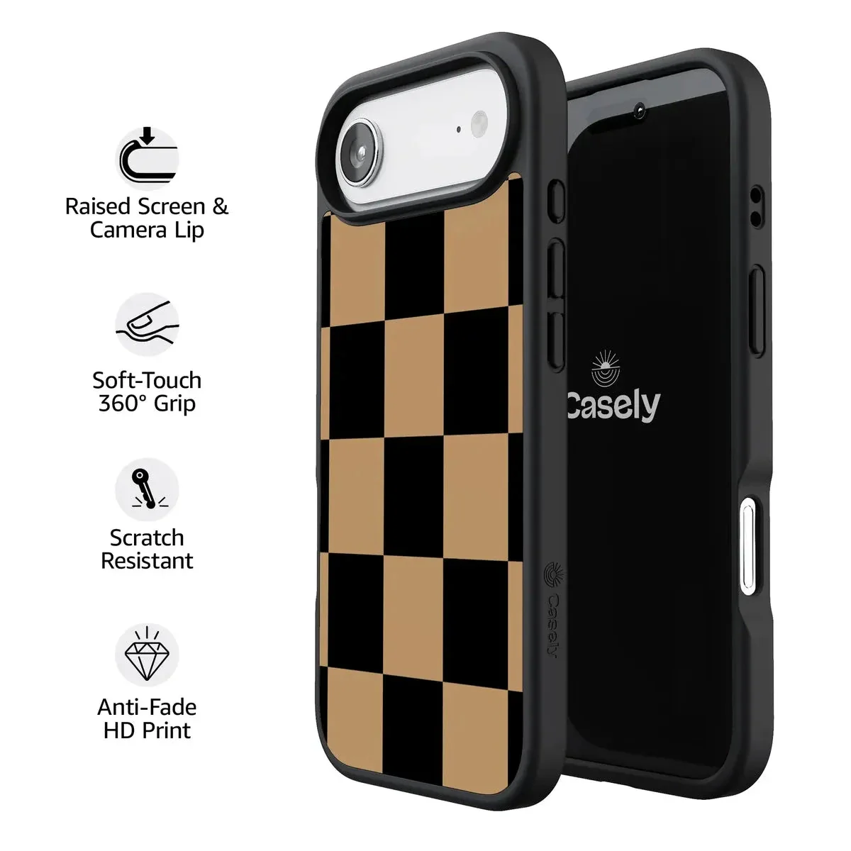 Fit Check | Black & Brown Checkerboard Case - Image 26