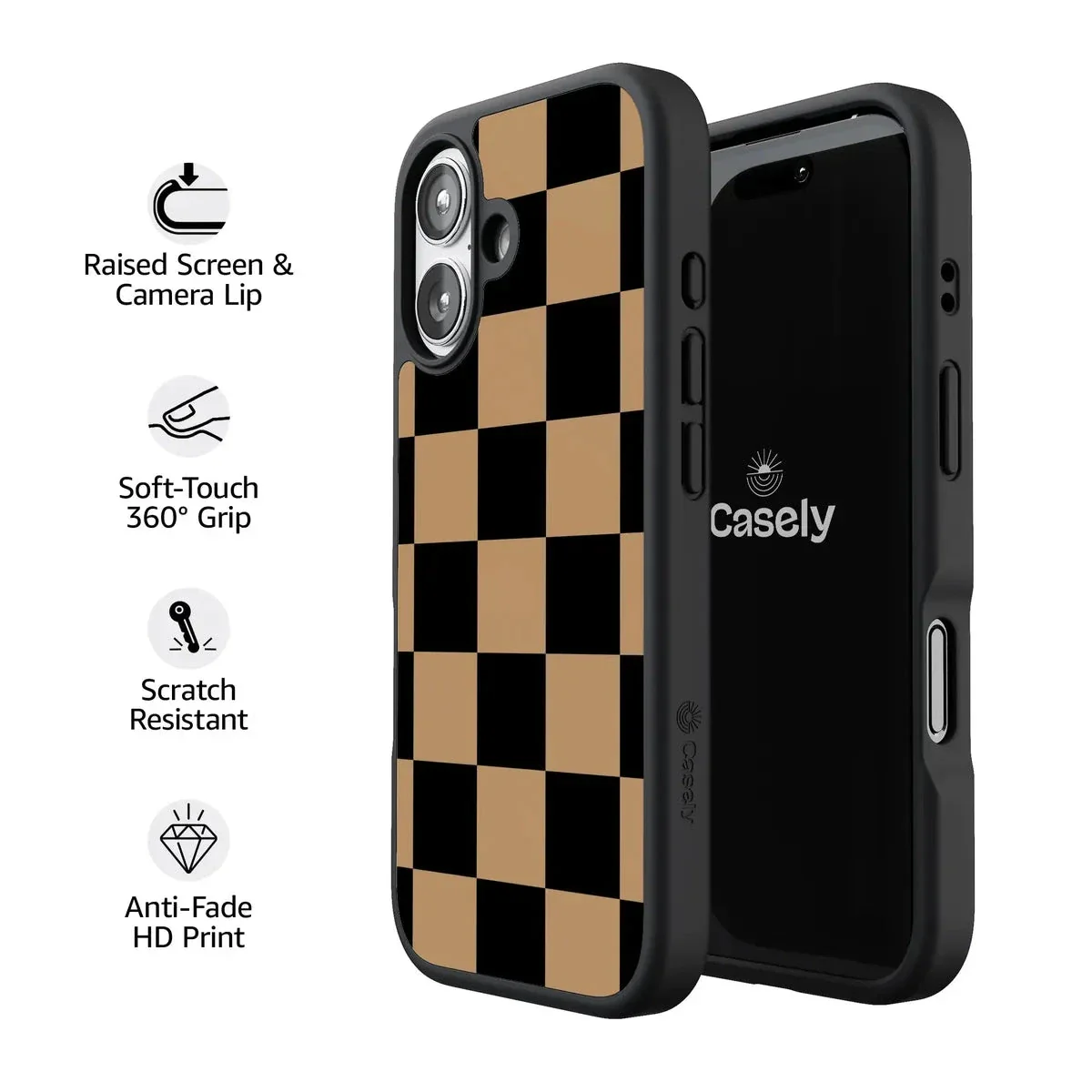 Fit Check | Black & Brown Checkerboard Case - Image 31