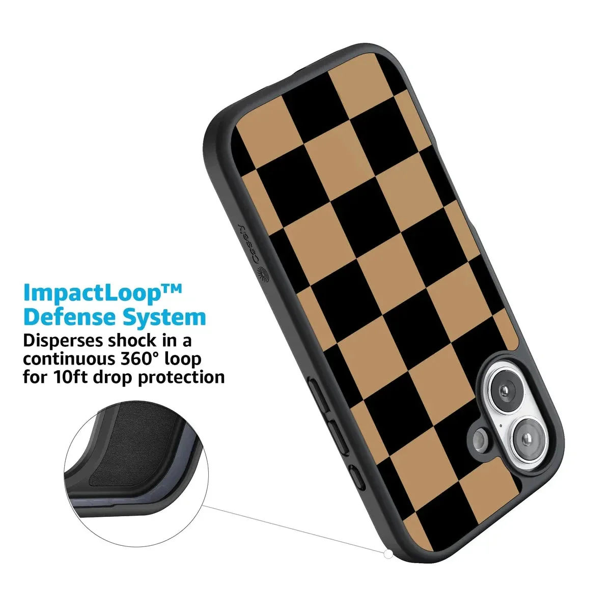 Fit Check | Black & Brown Checkerboard Case - Image 38