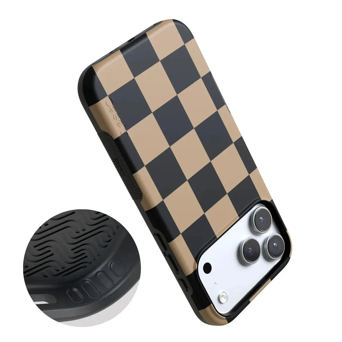 Fit Check | Black & Brown Checkerboard Case - Image 4