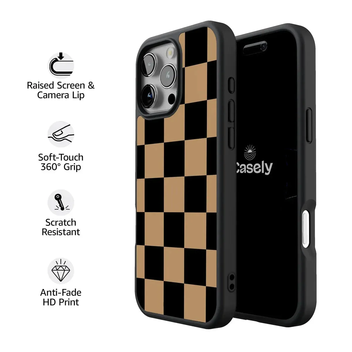 Fit Check | Black & Brown Checkerboard Case - Image 40