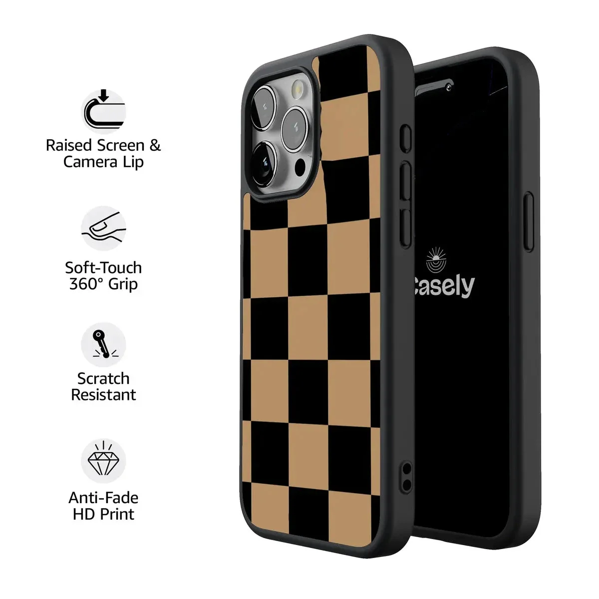Fit Check | Black & Brown Checkerboard Case - Image 47