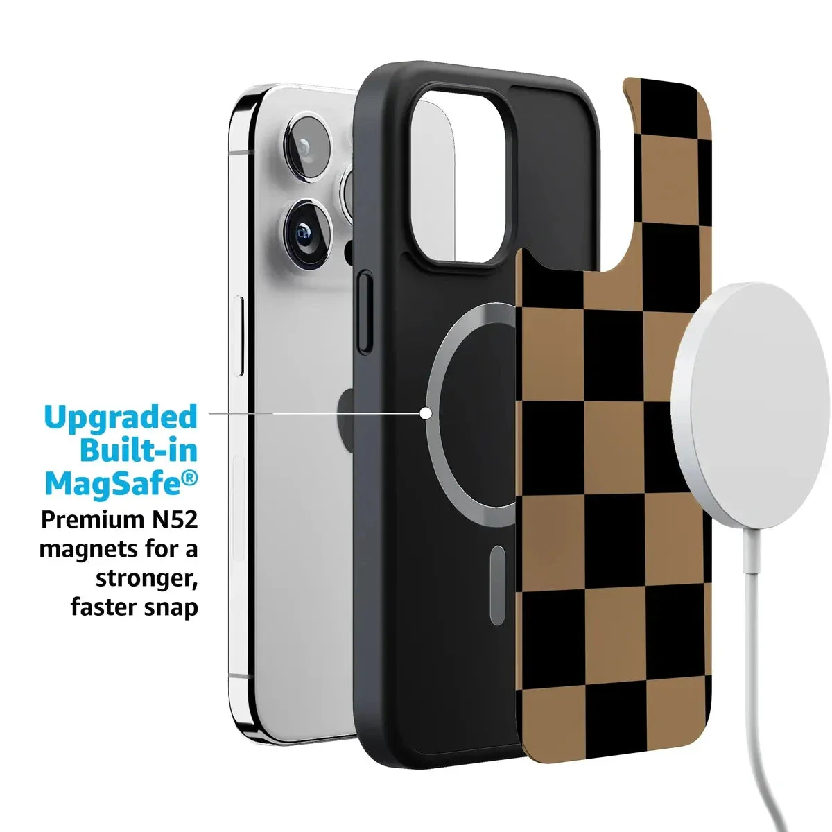 Fit Check | Black & Brown Checkerboard Case - Image 49