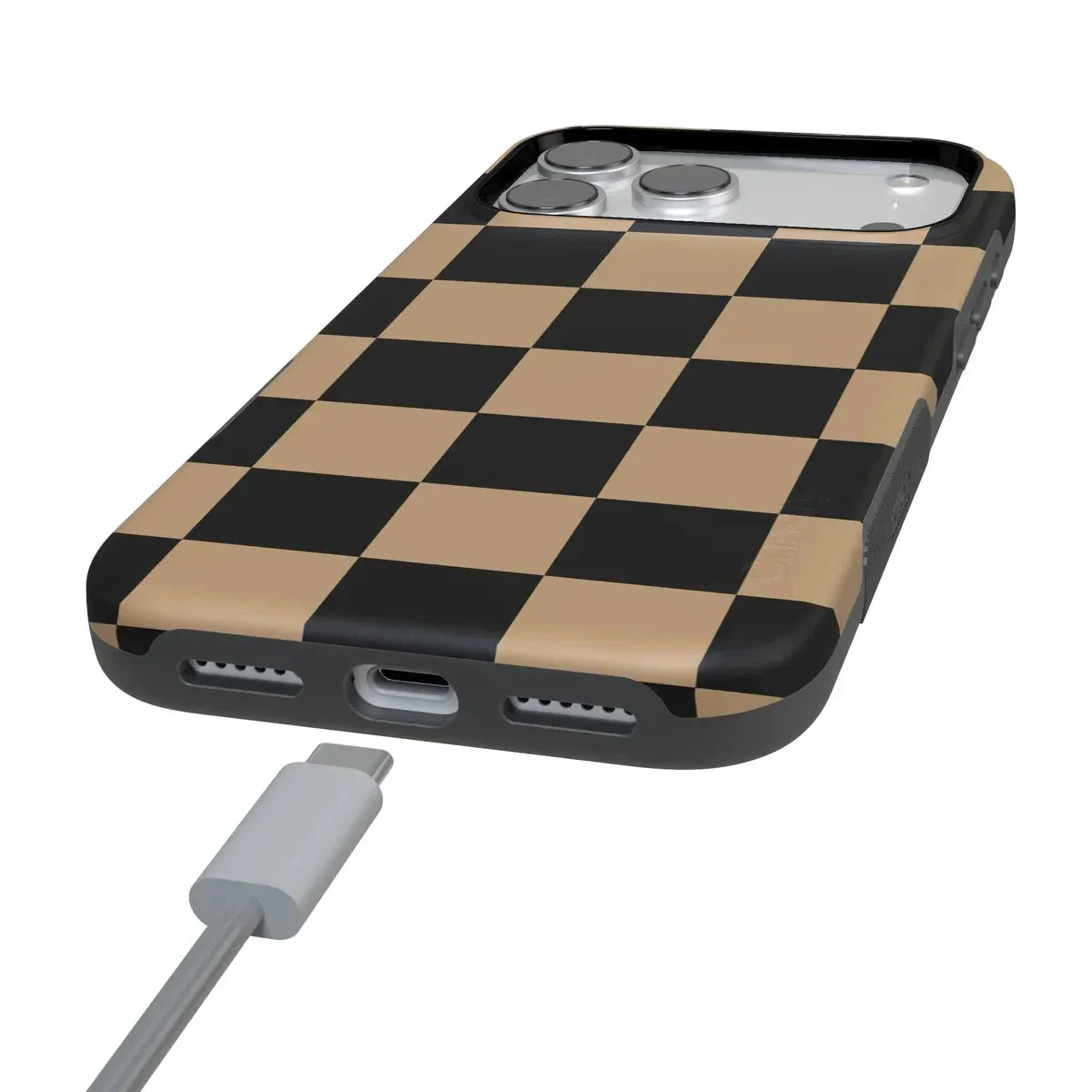 Fit Check | Black & Brown Checkerboard Case - Image 6