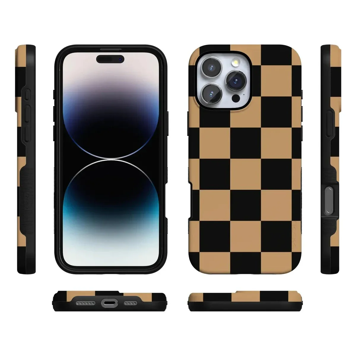 Fit Check | Black & Brown Checkerboard Case - Image 70