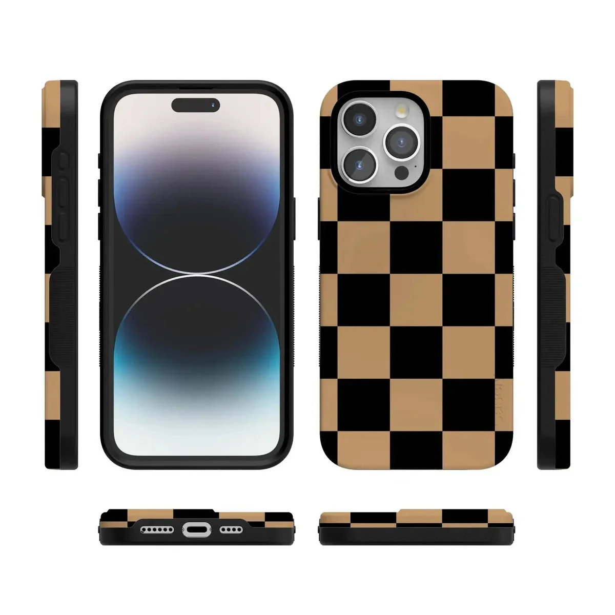 Fit Check | Black & Brown Checkerboard Case - Image 75