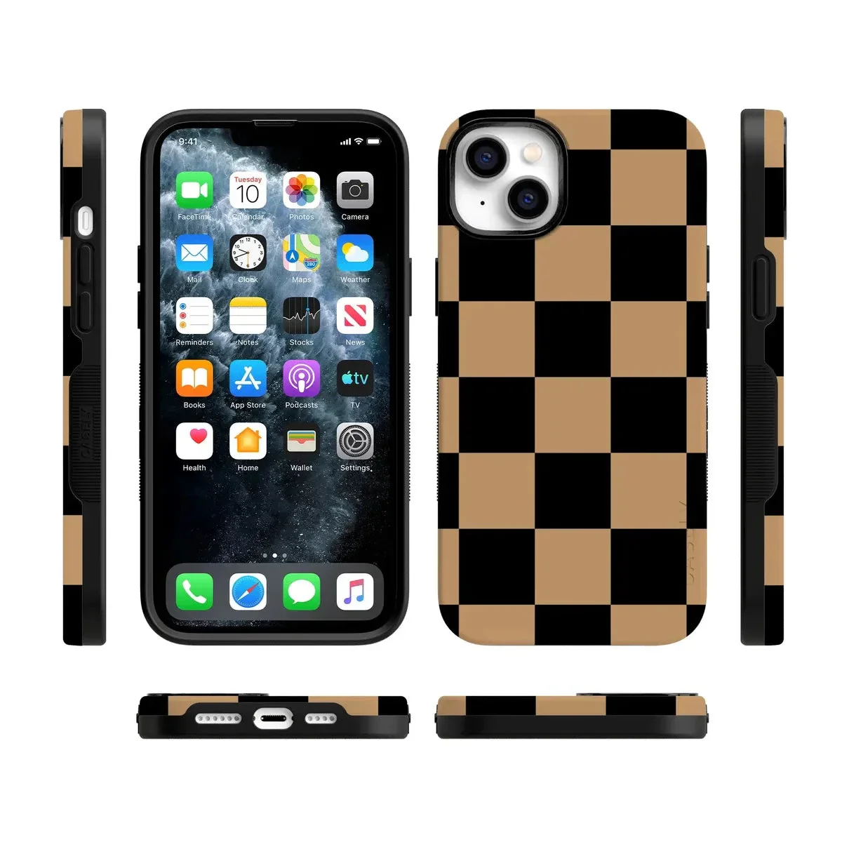 Fit Check | Black & Brown Checkerboard Case - Image 88