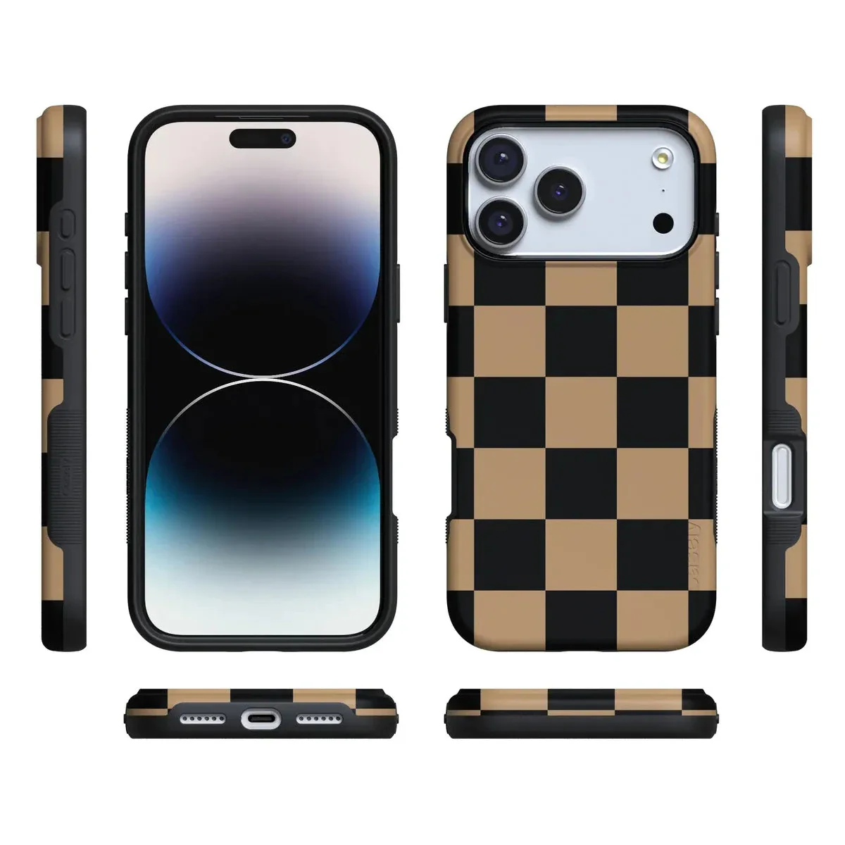 Fit Check | Black & Brown Checkerboard Case - Image 9