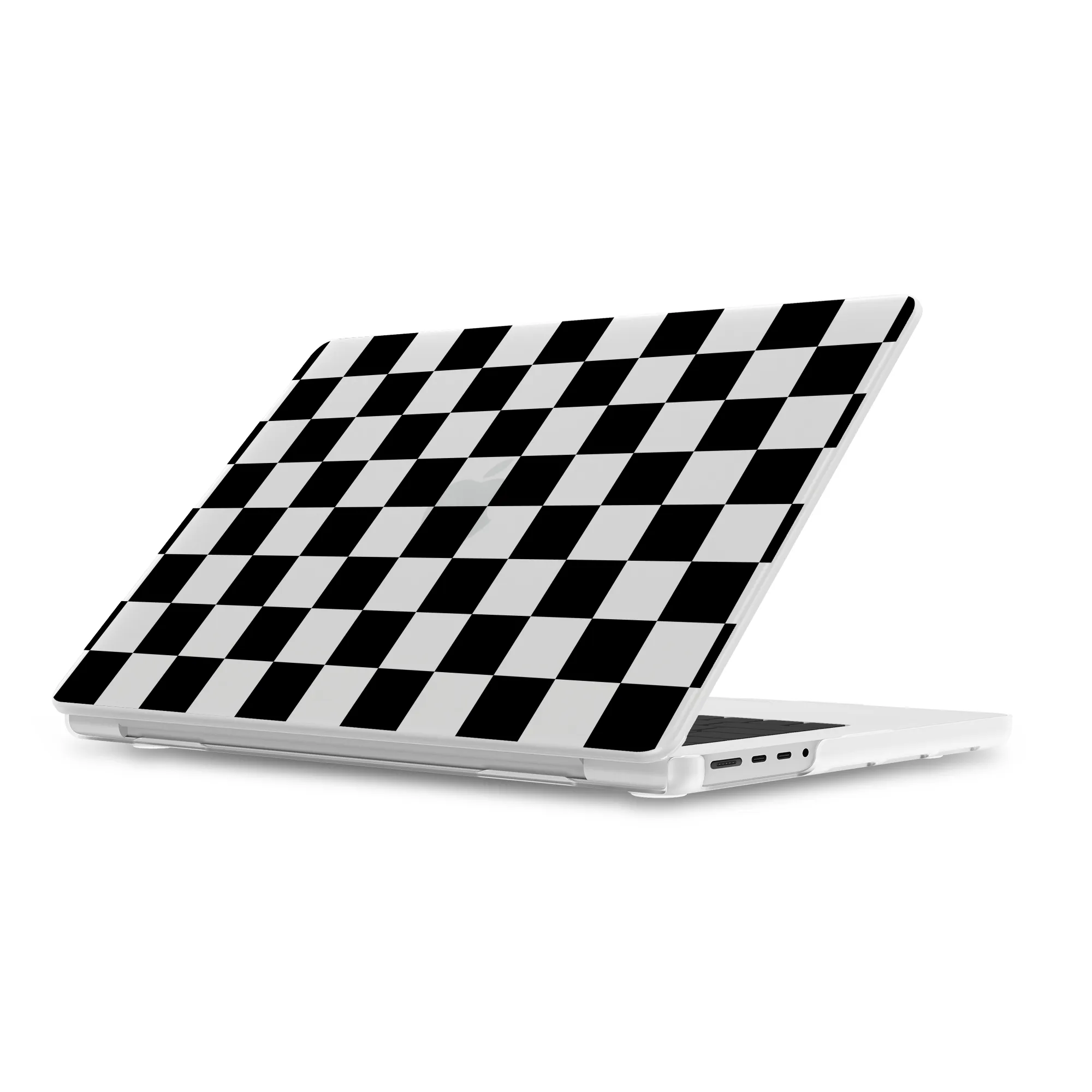 Fit Check | Black Checkerboard Laptop Shell - Image 8